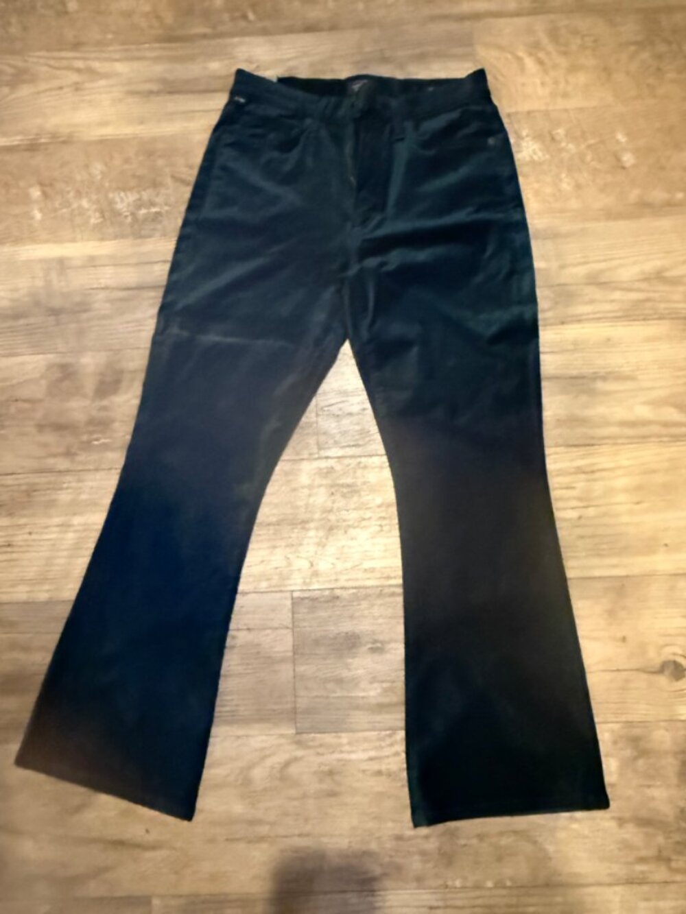 Citizens of Humanity Velvet Cropped Fare Pants Size 27  Midnight BLue